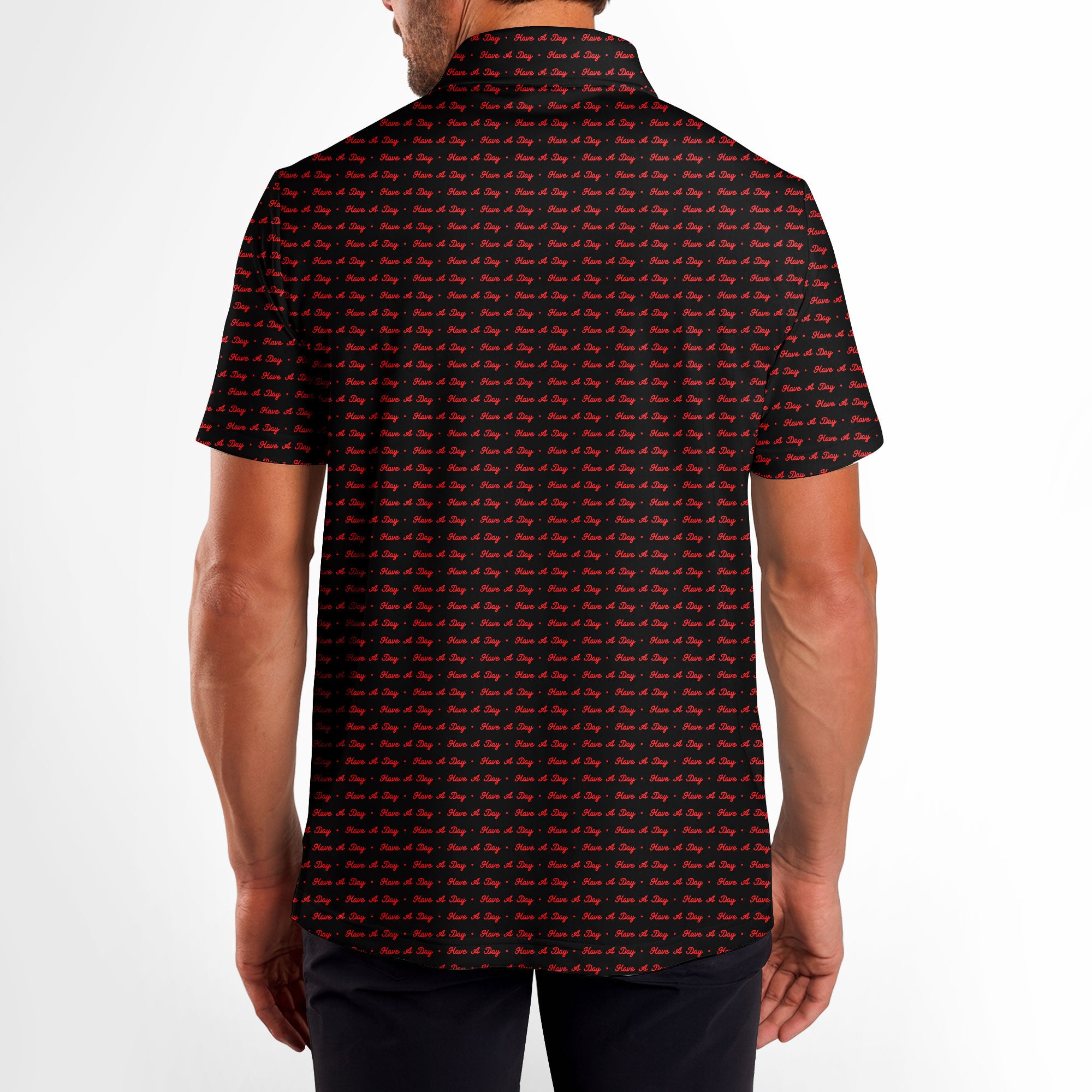 Have A Day - Golf Polo Shirt-Polo Shirt For Men-Gerbera Prints