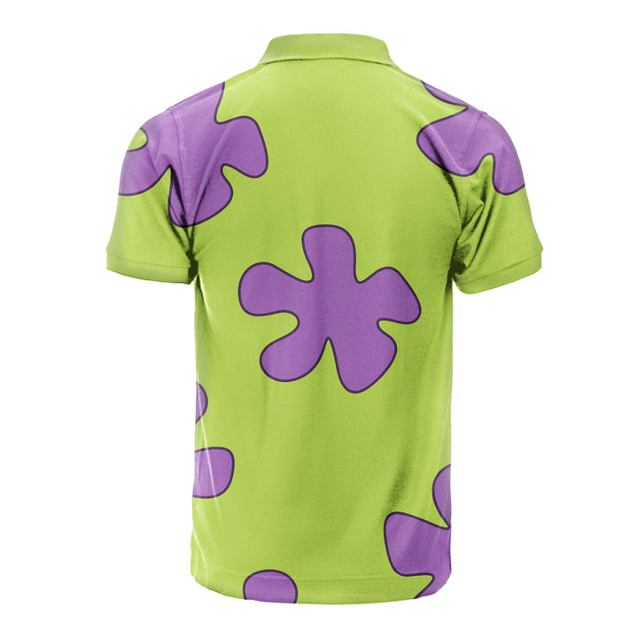 Summer Casual Patrick Star Cartoon - Golf Polo Shirt