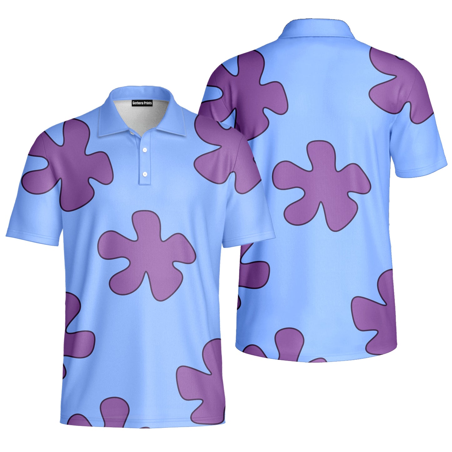 Summer Casual Patrick Star Cartoon - Golf Polo Shirt