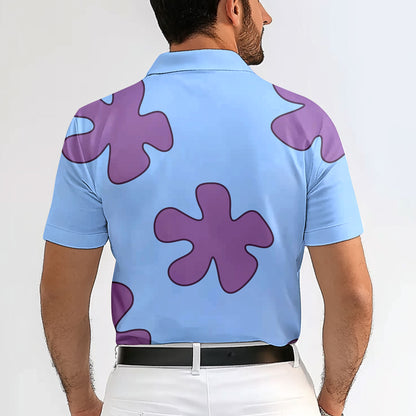 Summer Casual Patrick Star Cartoon - Golf Polo Shirt