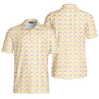 Cute Raincoat-Polo Shirt For Men-Gerbera Prints
