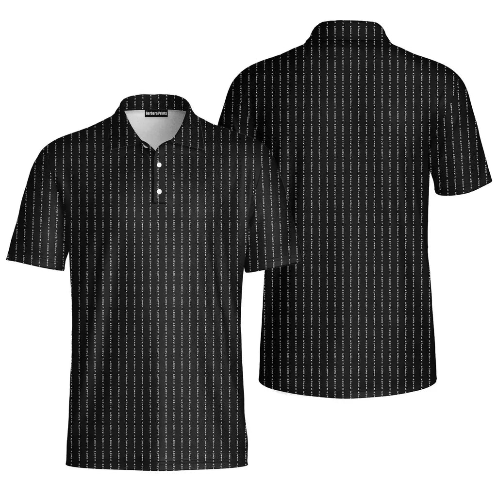 The F**K-Polo Shirt For Men-Gerbera Prints