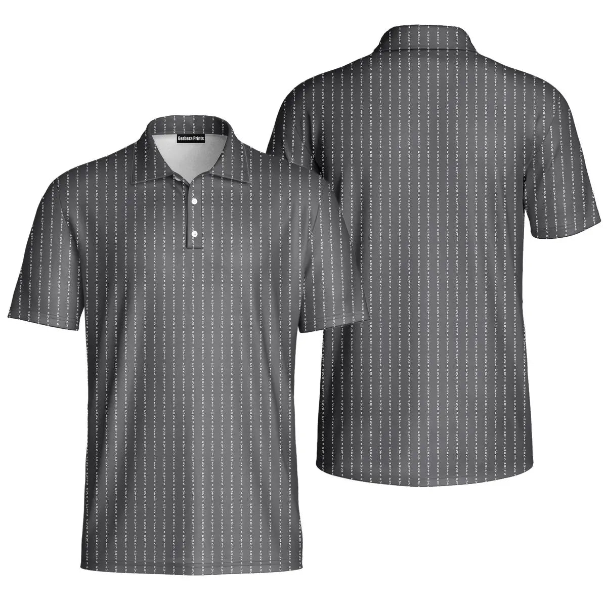 The F**K-Polo Shirt For Men-Gerbera Prints