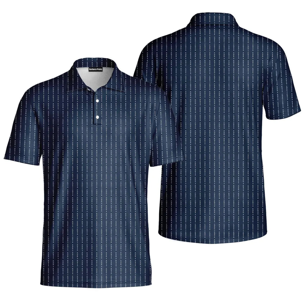 The F**K-Polo Shirt For Men-Gerbera Prints