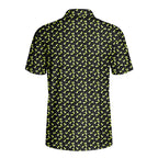 19th Hole Margarita Cocktail Slice Lime-Polo Shirt For Men-Gerbera Prints