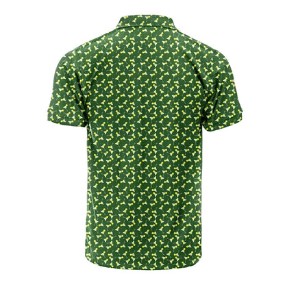 19th Hole Margarita Cocktail Slice Lime - Funny Golf Polo