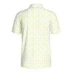 19th Hole Margarita Cocktail Slice Lime-Polo Shirt For Men-Gerbera Prints
