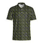19th Hole Margarita Cocktail Slice Lime-Polo Shirt For Men-Gerbera Prints