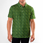 19th Hole Margarita Cocktail Slice Lime-Polo Shirt For Men-Gerbera Prints