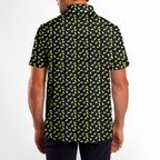 19th Hole Margarita Cocktail Slice Lime-Polo Shirt For Men-Gerbera Prints