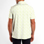19th Hole Margarita Cocktail Slice Lime-Polo Shirt For Men-Gerbera Prints