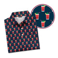 19th Hole Bloody Mary Cocktail - Golf Polo Shirt-Polo Shirt For Men-Gerbera Prints