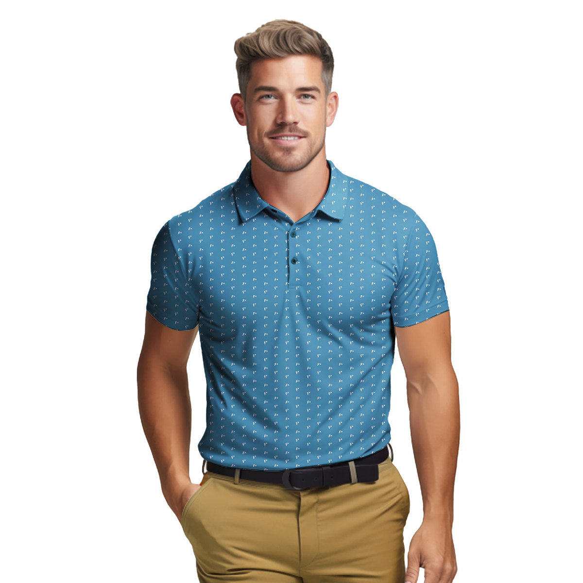F* Fore the Laughs - Funny Golf Polo Shirt-Polo Shirt For Men-Gerbera Prints