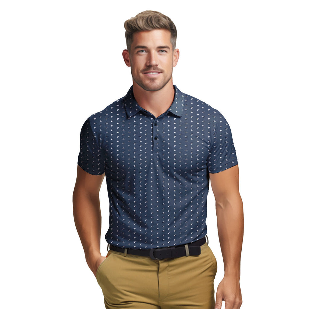 F* Fore the Laughs - Funny Golf Polo Shirt-Polo Shirt For Men-Gerbera Prints