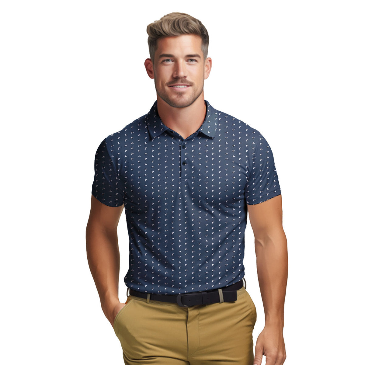 F* Fore the Laughs - Funny Golf Polo Shirt-Polo Shirt For Men-Gerbera Prints