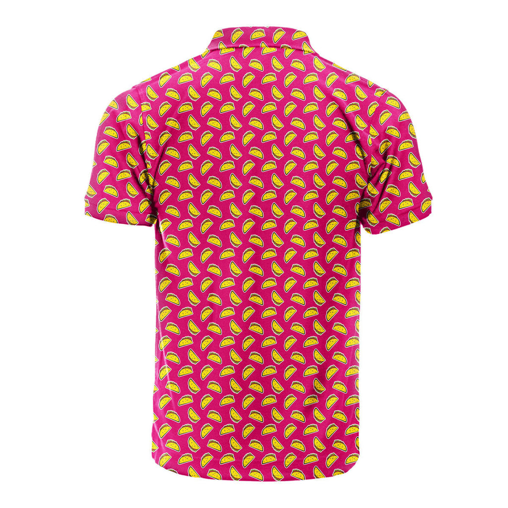 Pink Tacos- Funny Golf Polo