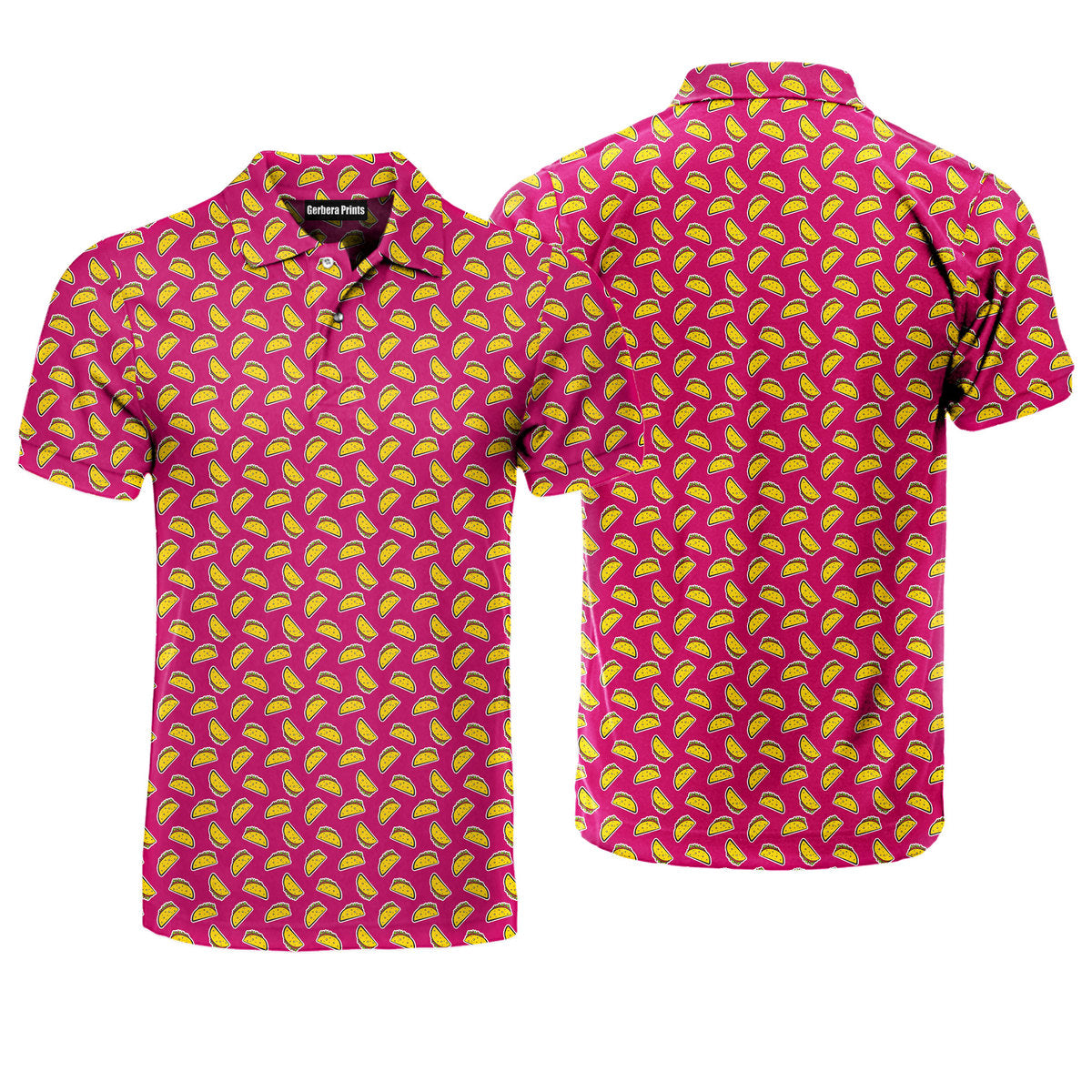Pink Tacos- Funny Golf Polo