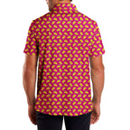 The Pink Taco - Golf Polo Shirt-Polo Shirt For Men-Gerbera Prints