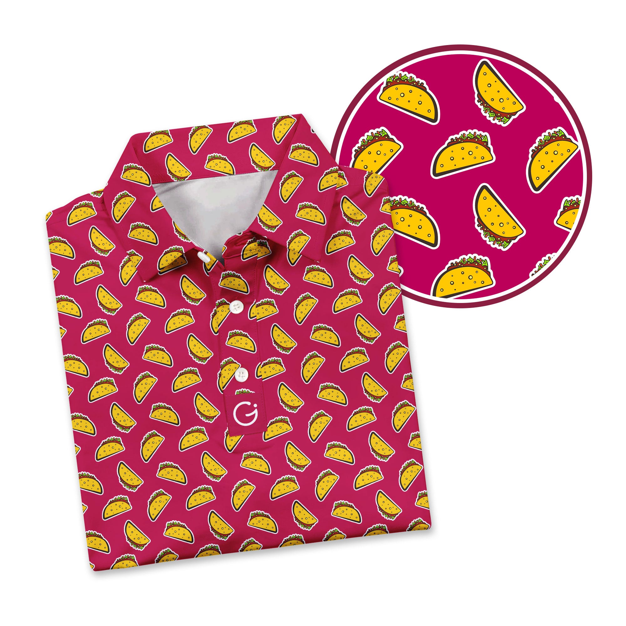 Le polo The Pink Taco - Golf