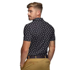 Words Swirl - Funny Golf Polo Shirt-Polo Shirt For Men-Gerbera Prints