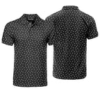 Words Swirl - Funny Golf Polo Shirt-Polo Shirt For Men-Gerbera Prints