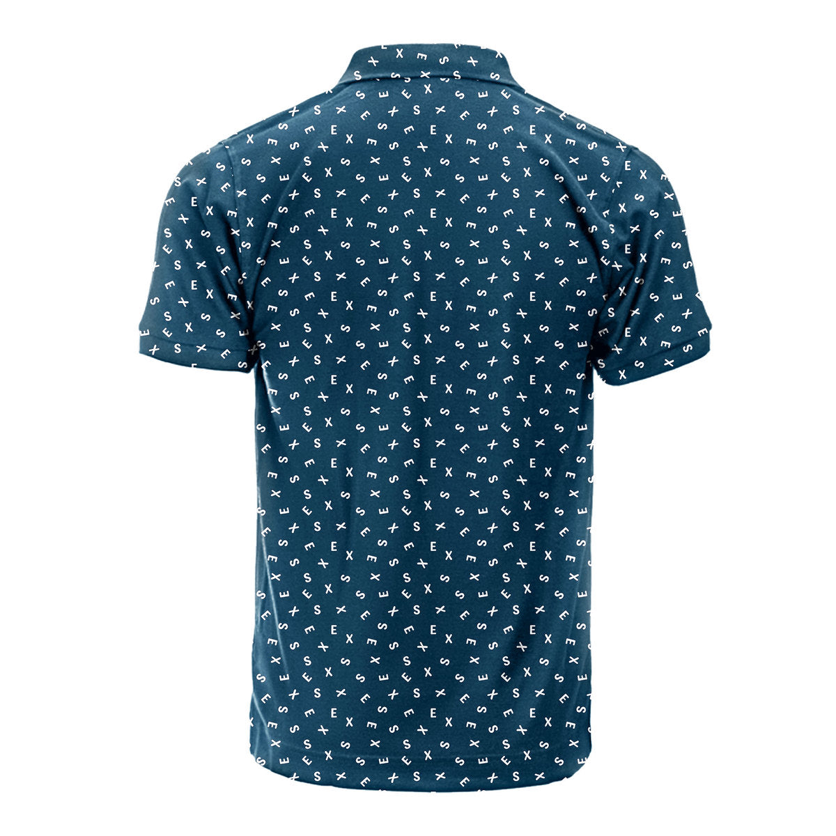 Words Swirl - Funny Golf Polo Shirt-Polo Shirt For Men-Gerbera Prints