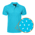 Words Swirl - Funny Golf Polo Shirt-Polo Shirt For Men-Gerbera Prints