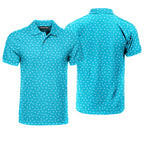 Words Swirl - Funny Golf Polo Shirt-Polo Shirt For Men-Gerbera Prints
