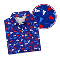 Flag Tap Golf - Golf Polo Shirt-Polo Shirt For Men-Gerbera Prints