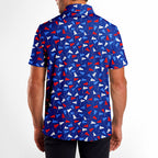 Flag Tap Golf - Golf Polo Shirt-Polo Shirt For Men-Gerbera Prints