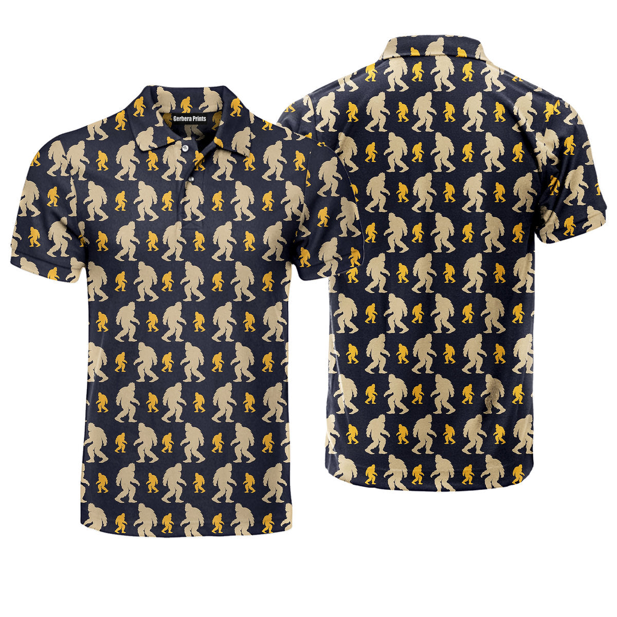 Bigfoot Sasquatch - Funny Golf Polo