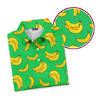 19th Hole Bogey Banana Green - Golf Polo Shirt