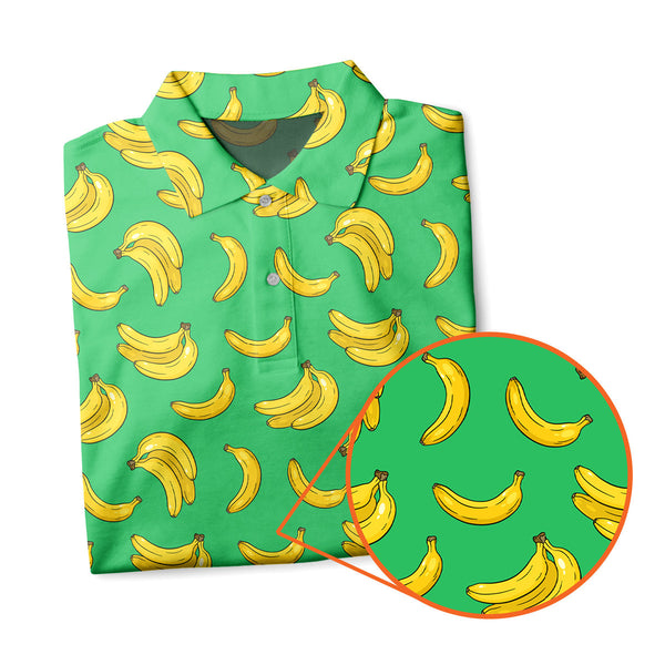 Bogey Banana Green - Funny Golf Polo