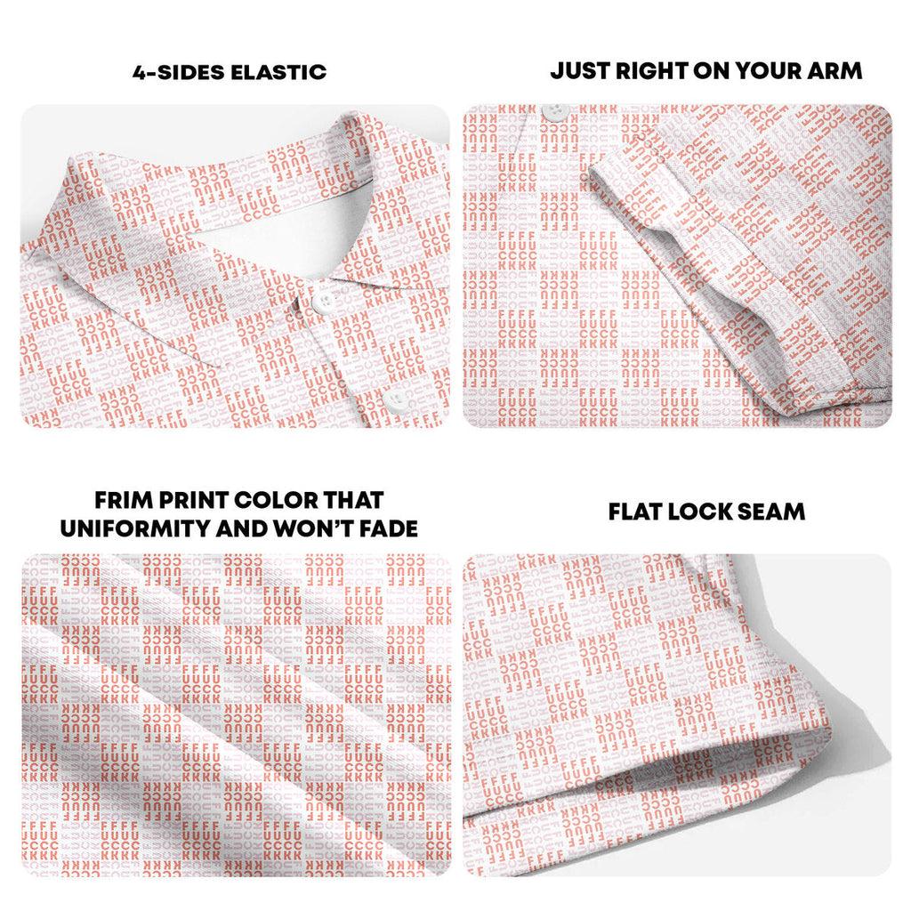Funny F#@K-Polo Shirt For Men-Gerbera Prints