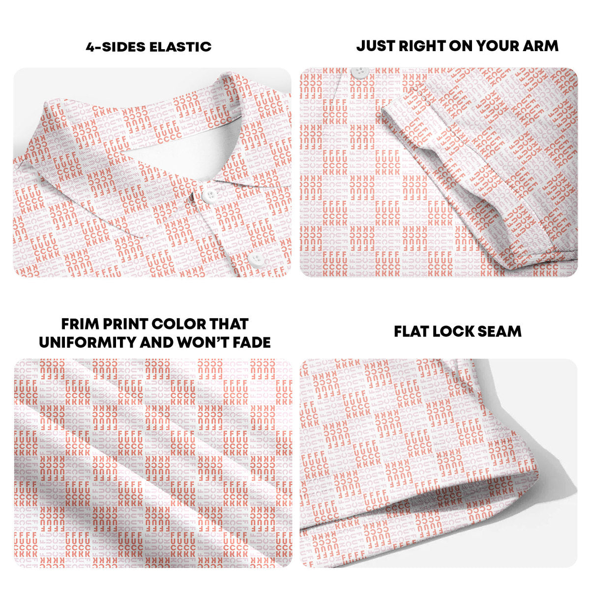 Funny F#@K-Polo Shirt For Men-Gerbera Prints