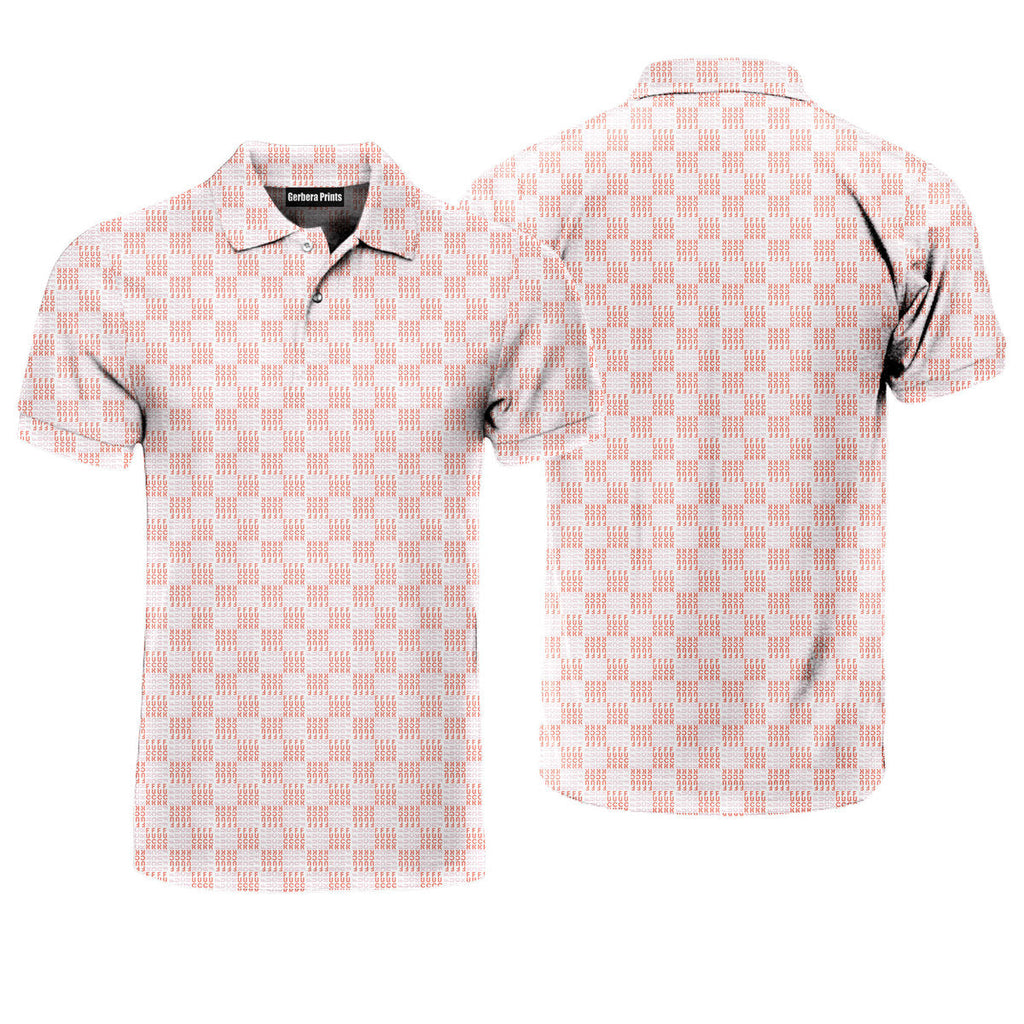 Funny F#@K Pink - Funny Golf Polo Shirt-Polo Shirt For Men-Gerbera Prints