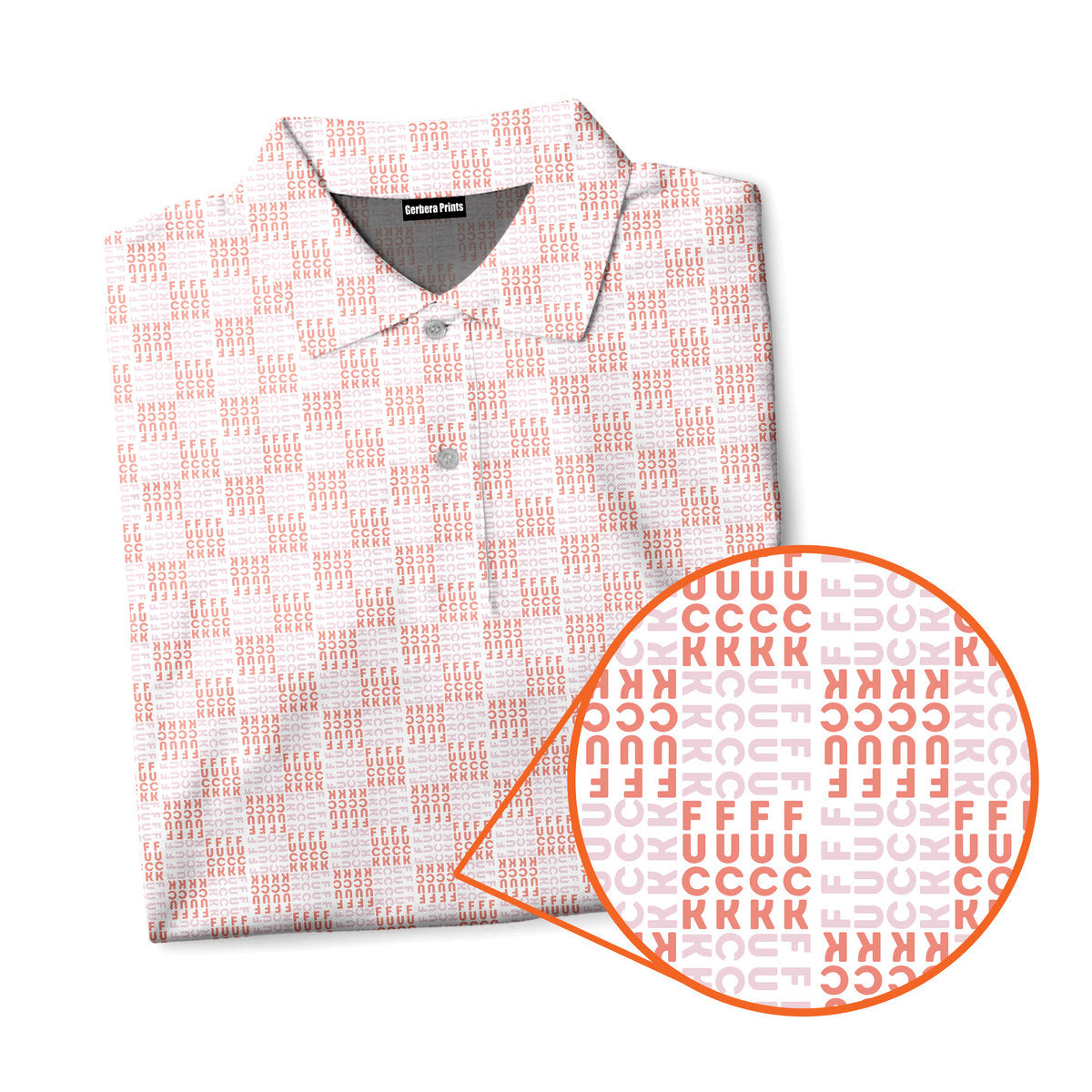 Funny F#@K Pink - Funny Golf Polo
