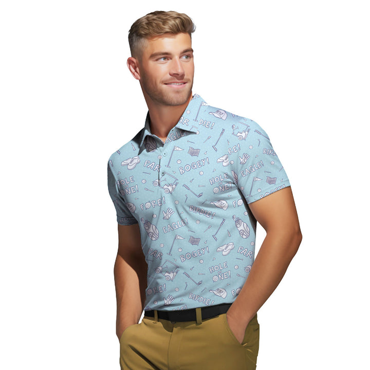 Birdie Tag - Funny Golf Polo