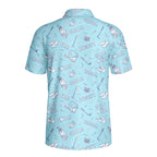 Birdie Tag - Golf Polo Shirt-Polo Shirt For Men-Gerbera Prints