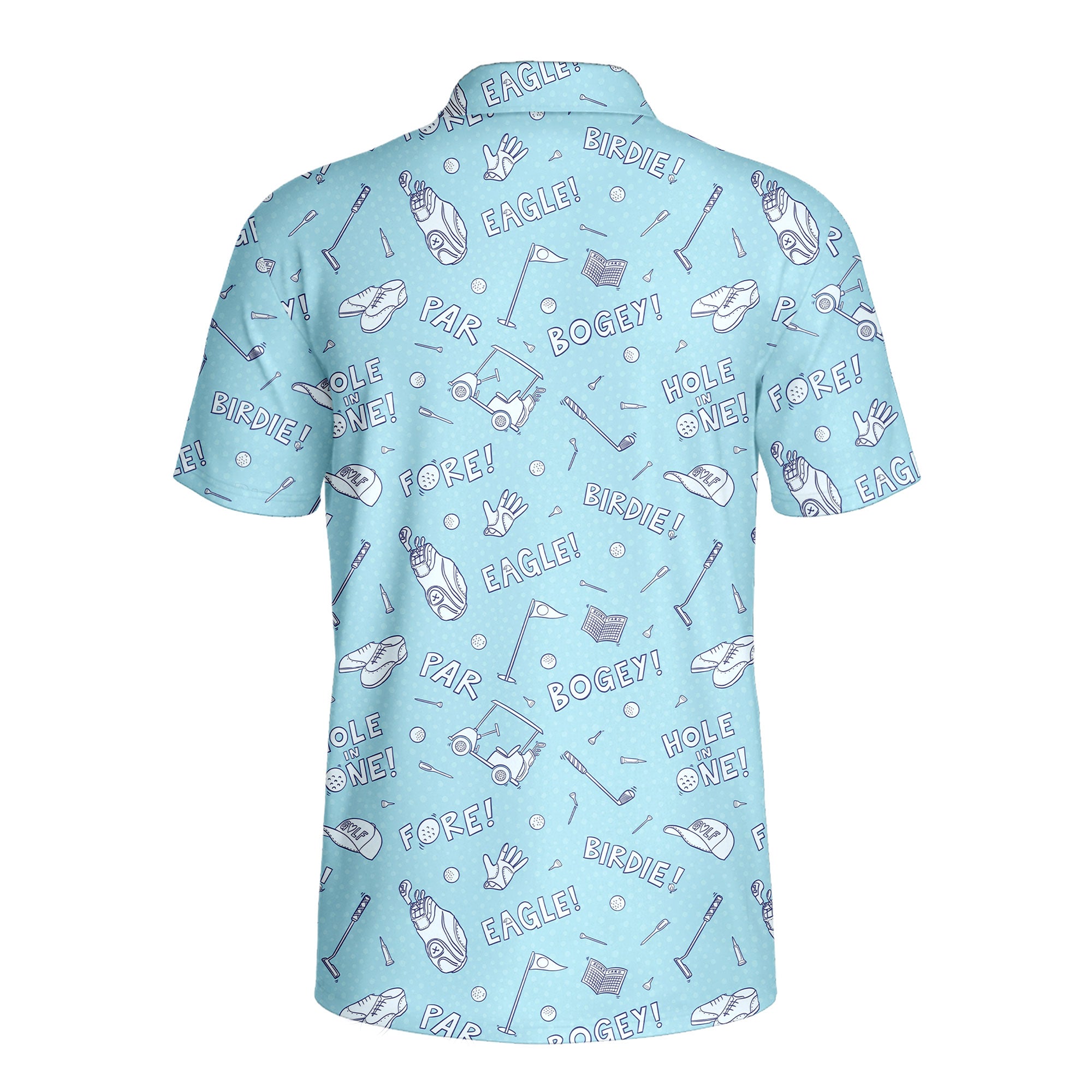Birdie Tag - Golf Polo Shirt-Polo Shirt For Men-Gerbera Prints