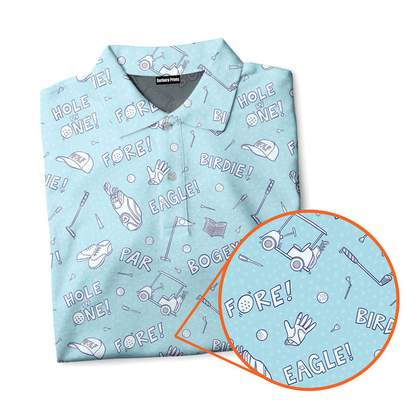 Birdie Tag - Funny Golf Polo