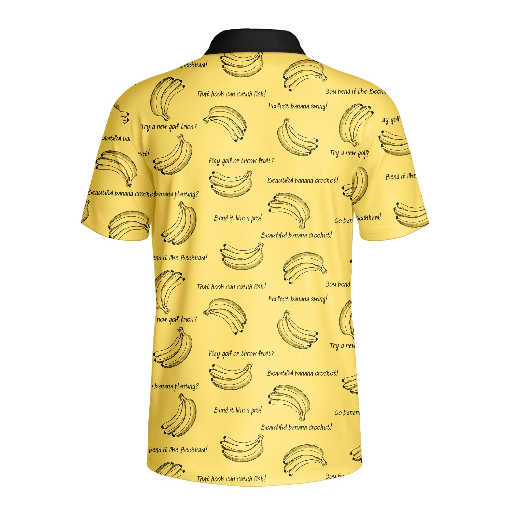 Banana Hook - Golf Polo Shirt-Polo Shirt For Men-Gerbera Prints