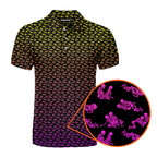 Skeleton Endless Love - Funny Golf Polo Shirt-Polo Shirt For Men-Gerbera Prints