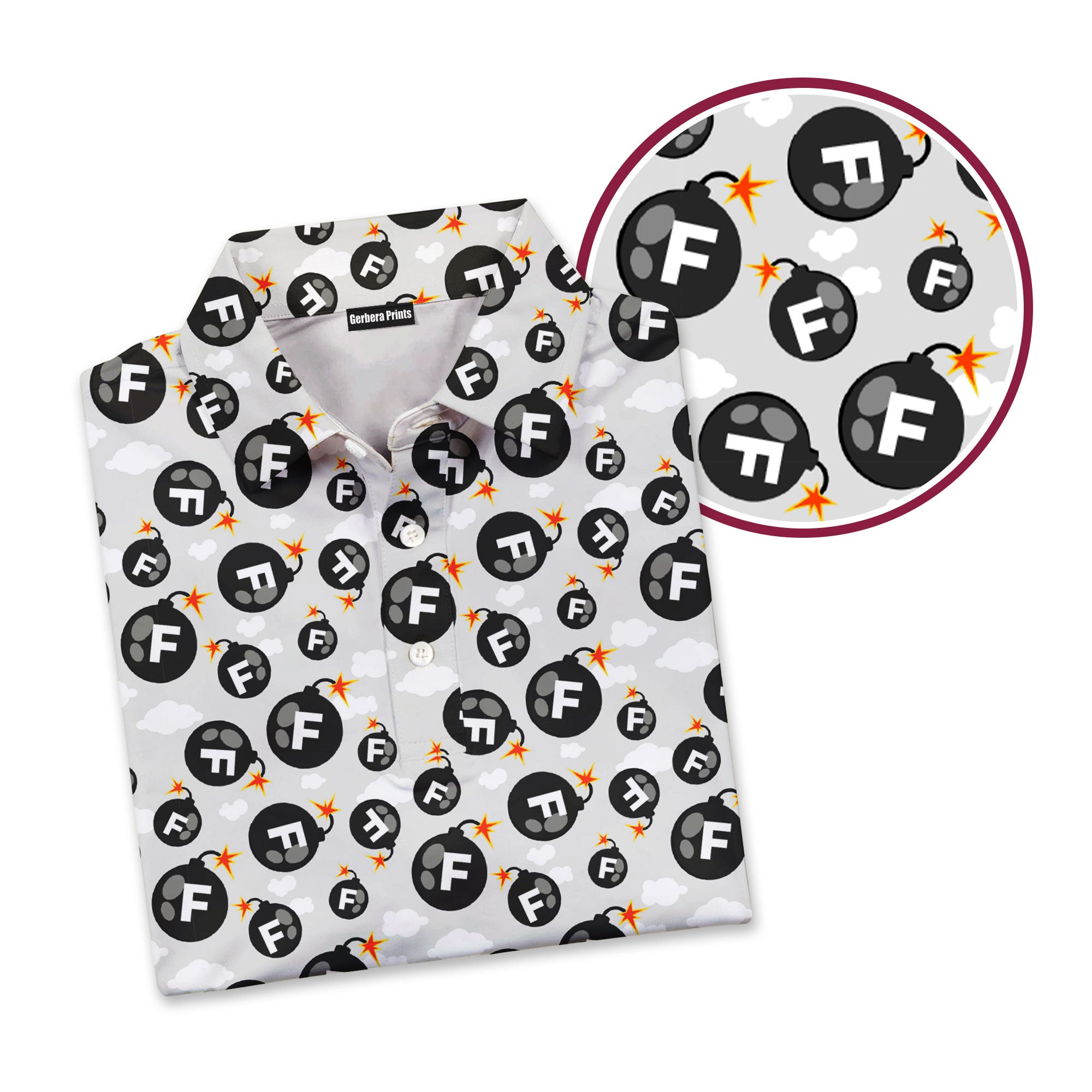 F Bombs Away - Golf Polo Shirt