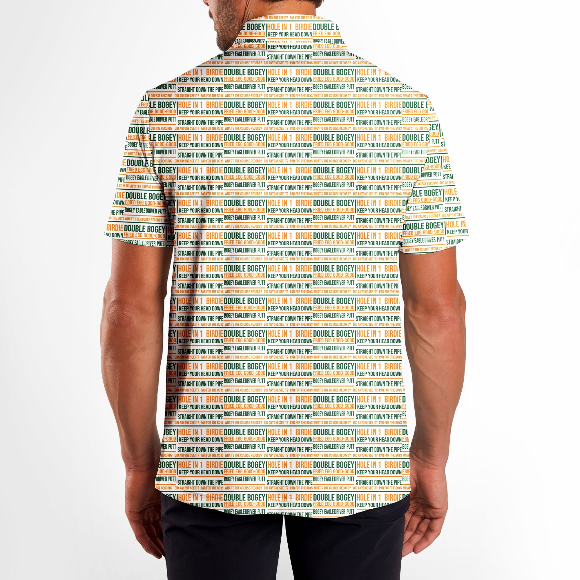 Hole In 1 Birdie - Golf Polo Shirt-Polo Shirt For Men-Gerbera Prints