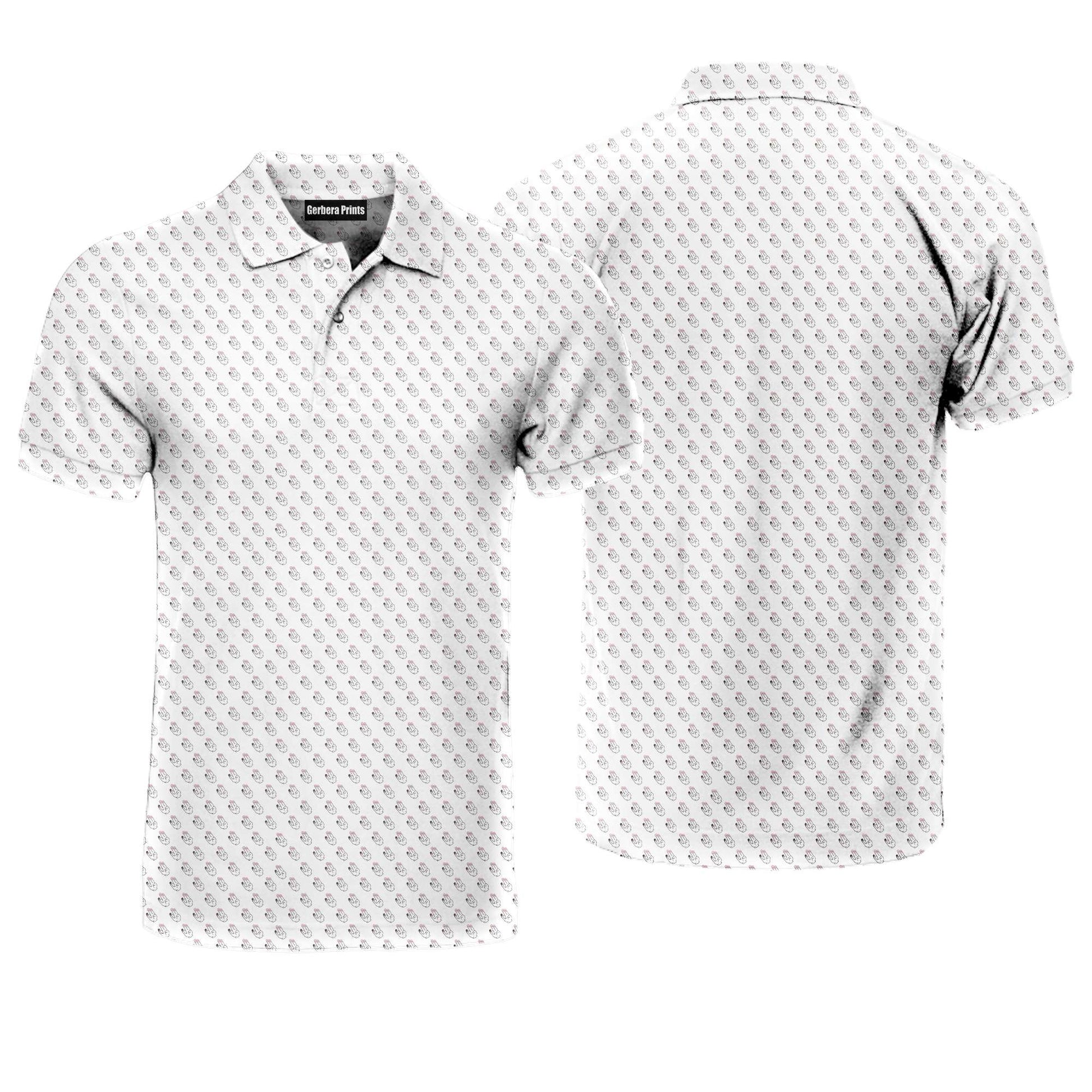 The Shocker Two In The Pink One In The Stink - Funny Golf Polo