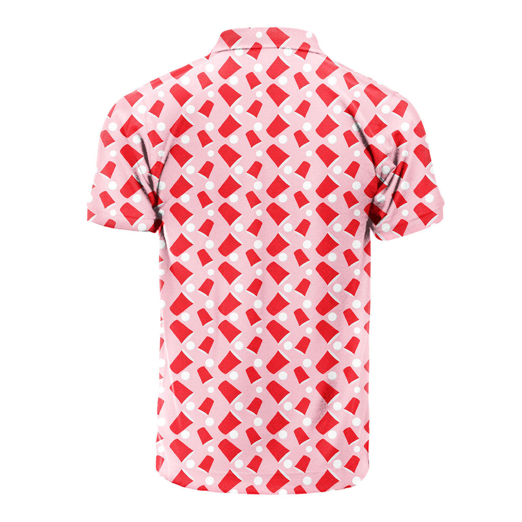 Drinkers Cup Red Solo Cup - Golf Polo Shirt-Polo Shirt For Men-Gerbera Prints