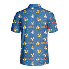 Duck Hook - Golf Polo Shirt-Polo Shirt For Men-Gerbera Prints