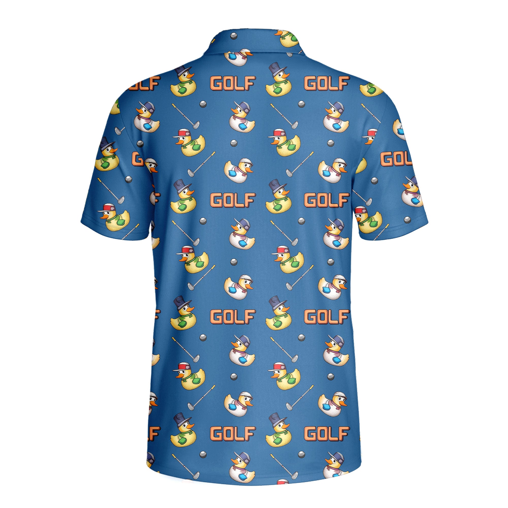 Duck Hook - Golf Polo Shirt-Polo Shirt For Men-Gerbera Prints