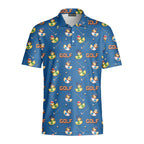 Duck Hook - Golf Polo Shirt-Polo Shirt For Men-Gerbera Prints